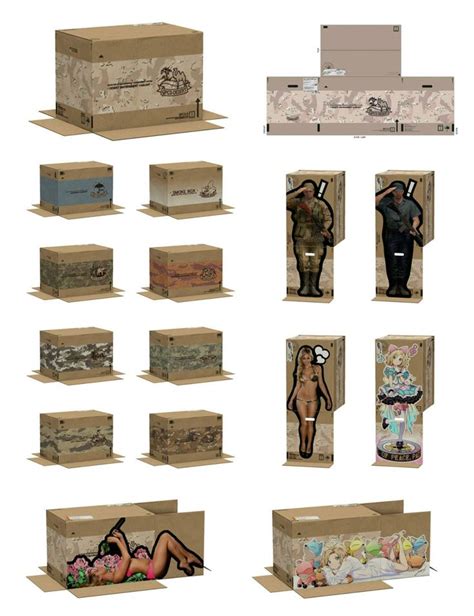 metal gear cardboard box size|metal gear solid box hiding.